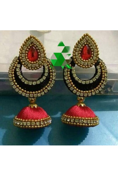 Earring - Gold and Red Earring - Gold and Red
